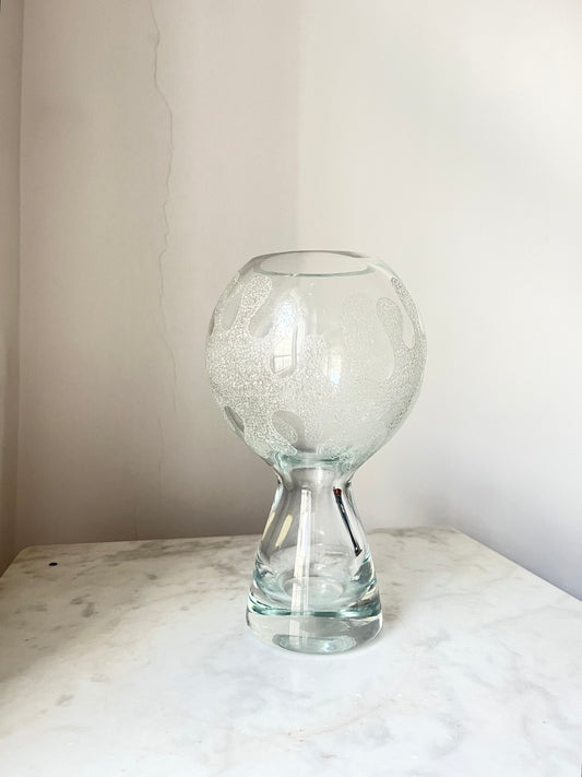 Art Glass Vase by Marita Voigt for Ilmenau, DDR - East Germany