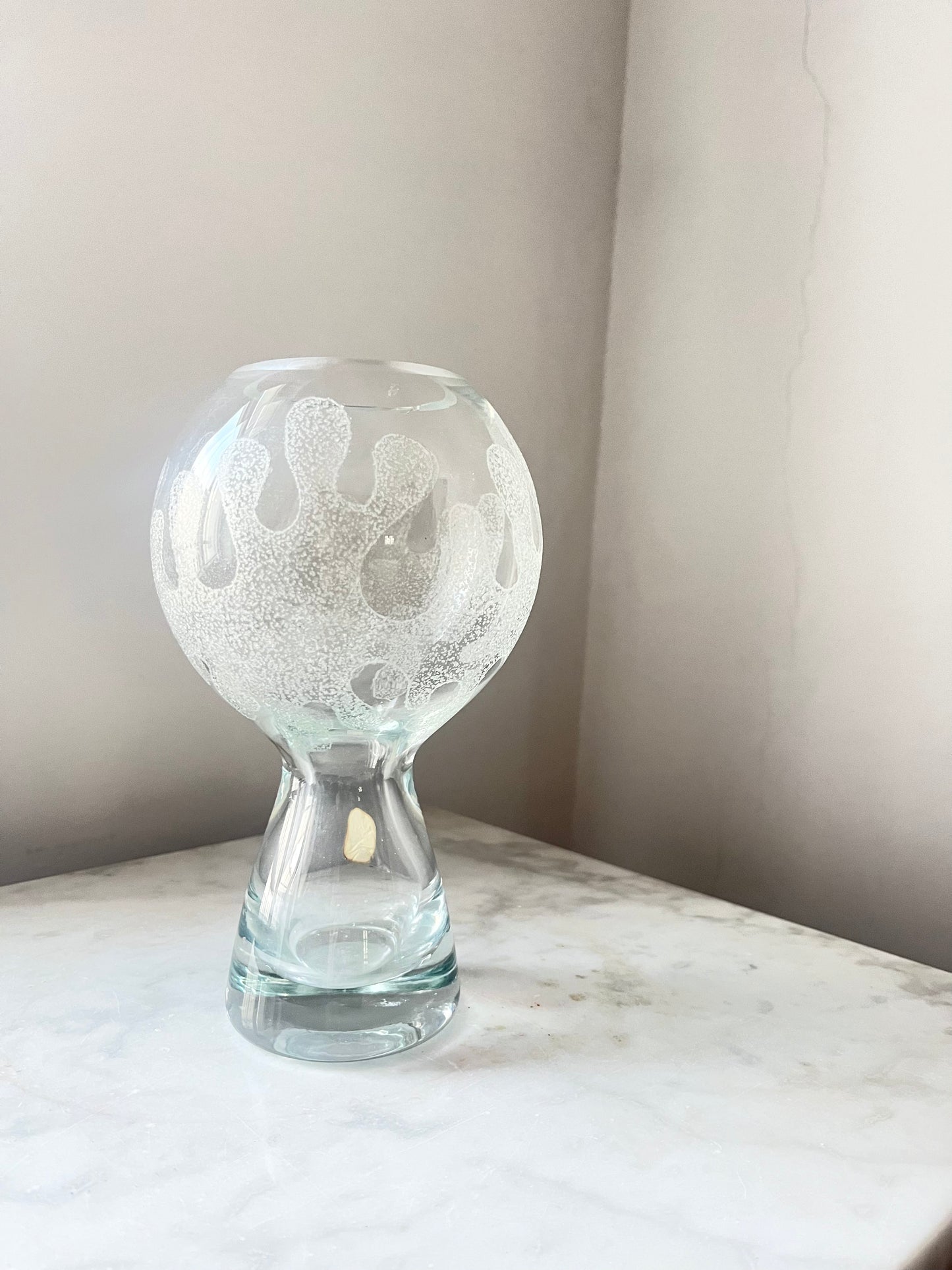Art Glass Vase by Marita Voigt for Ilmenau, DDR - East Germany