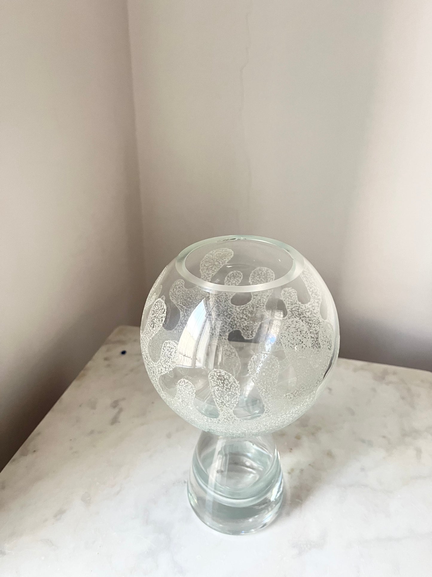 Art Glass Vase by Marita Voigt for Ilmenau, DDR - East Germany