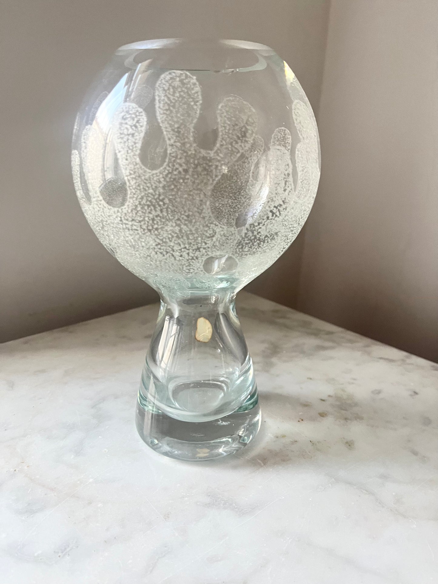 Art Glass Vase by Marita Voigt for Ilmenau, DDR - East Germany
