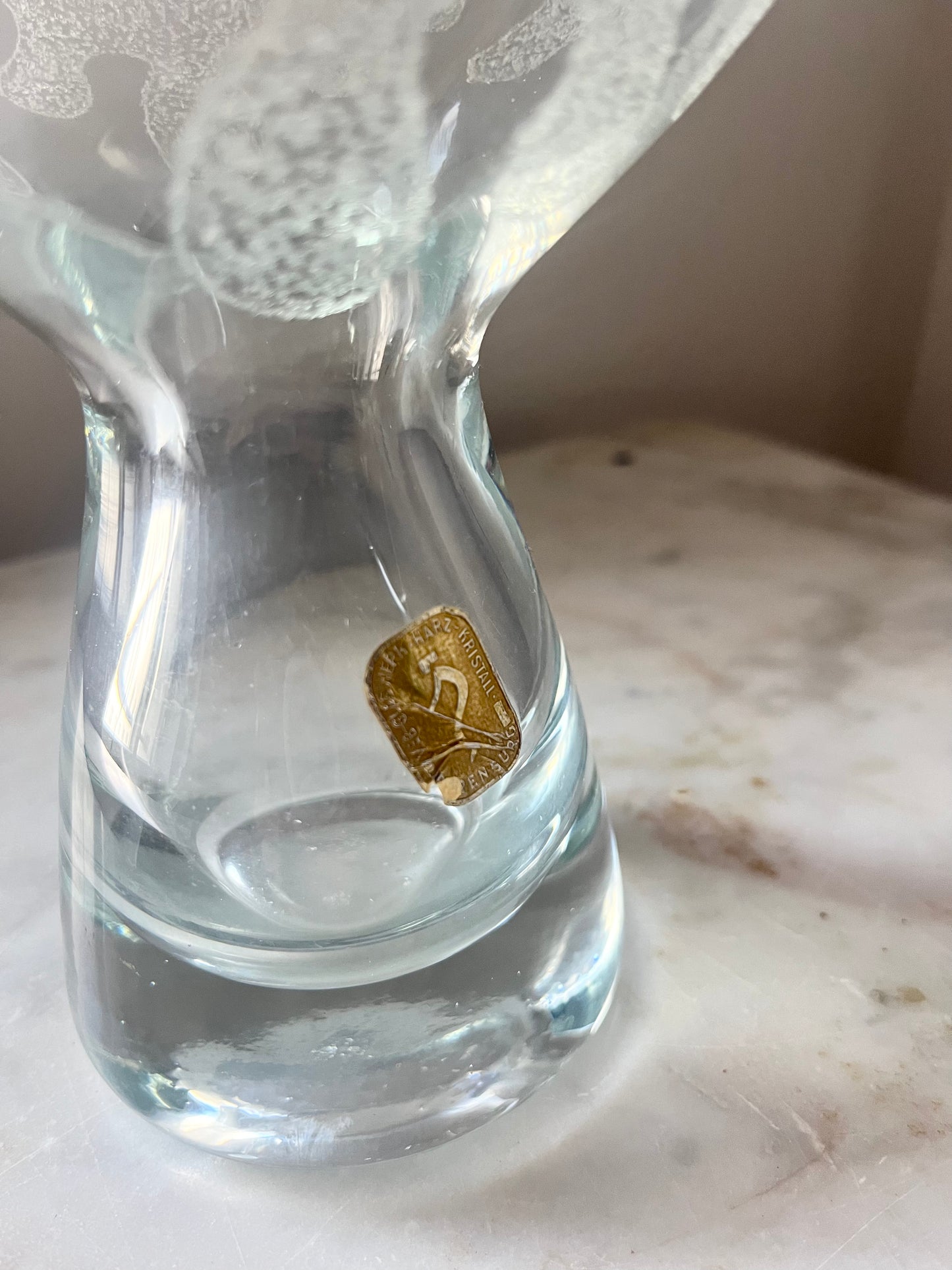 Art Glass Vase by Marita Voigt for Ilmenau, DDR - East Germany