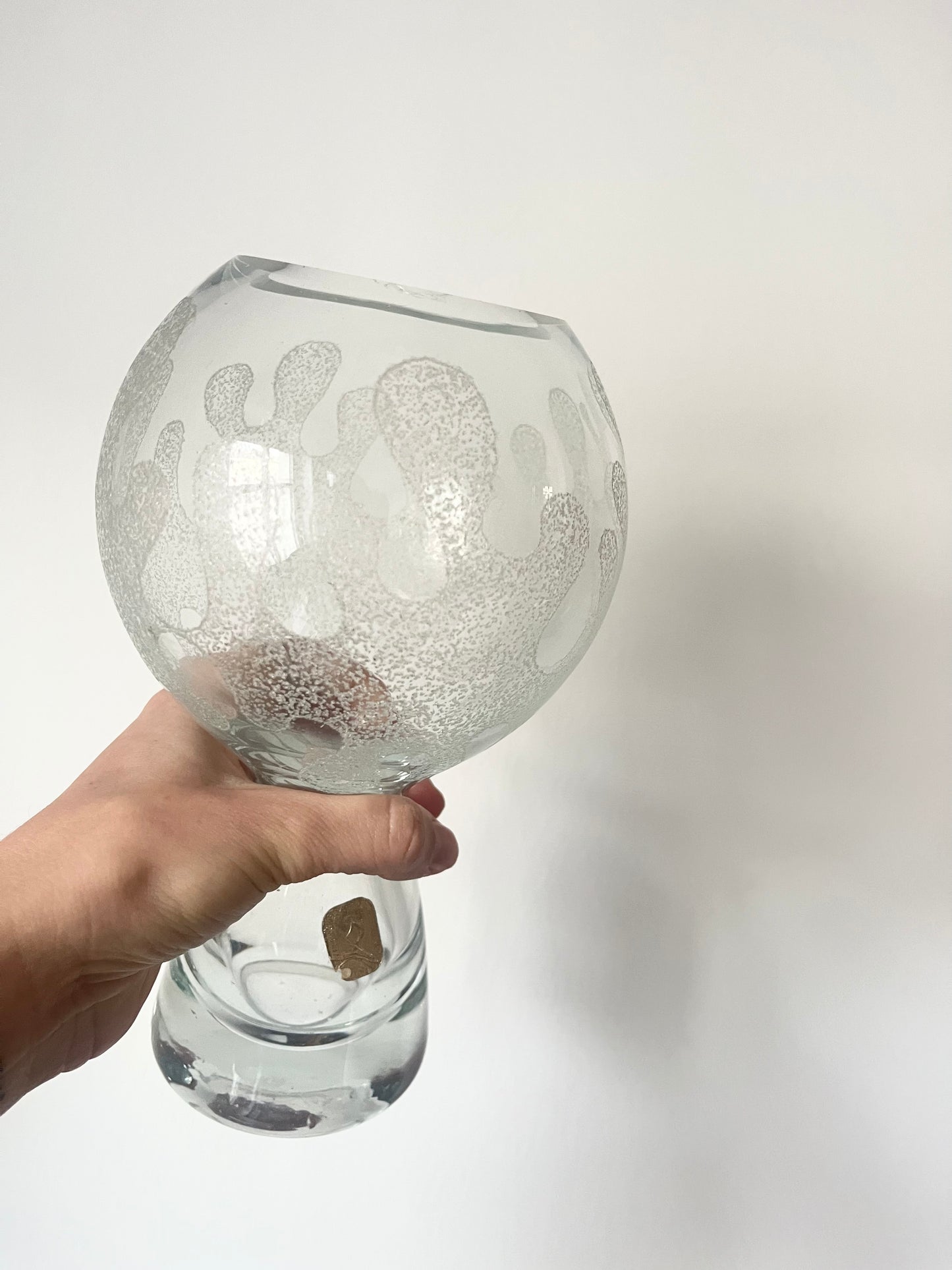 Art Glass Vase by Marita Voigt for Ilmenau, DDR - East Germany