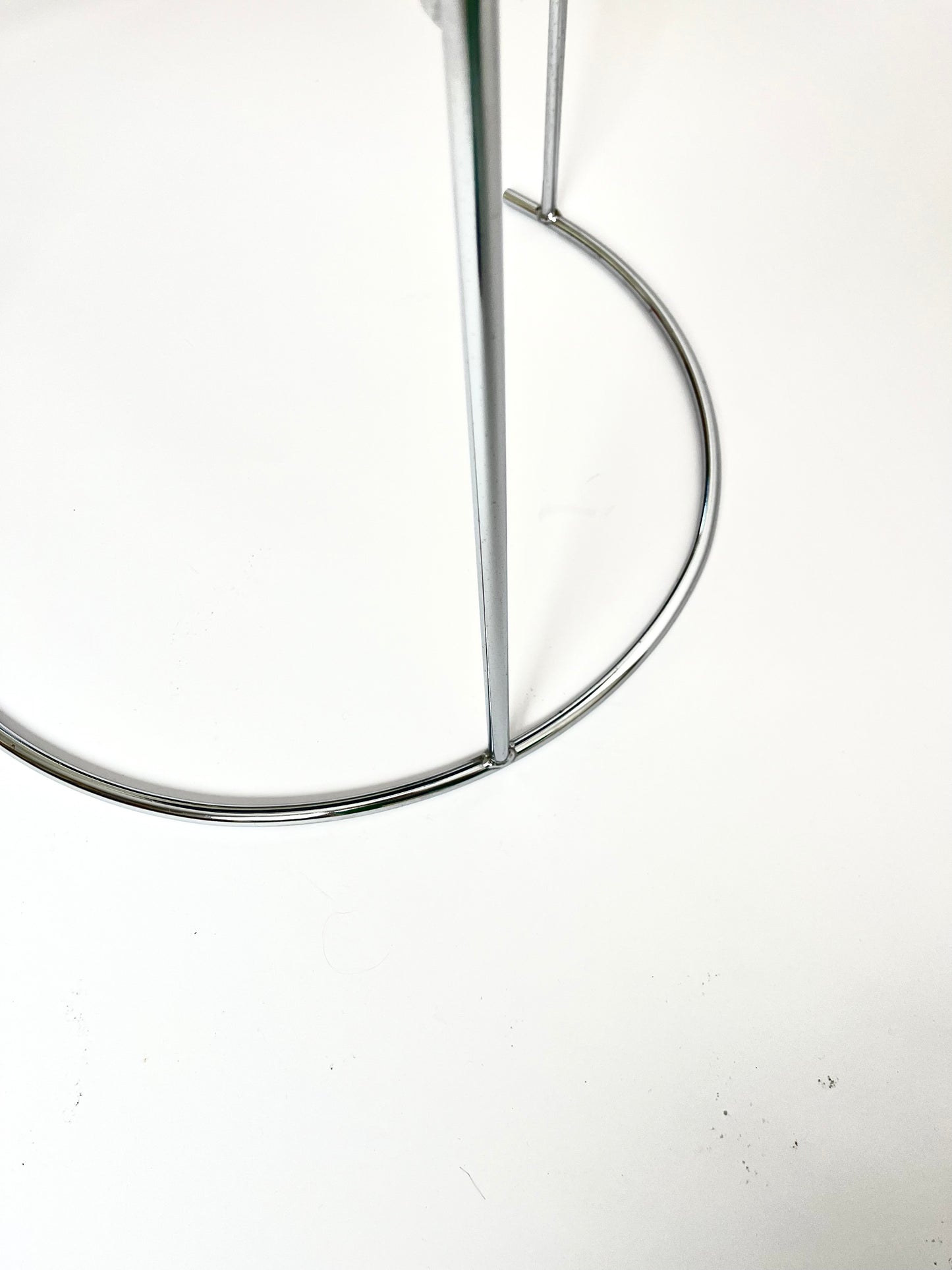 Arrben “Canasta” Chair, Black Leather & Metal, Italy,  1970s–1980s