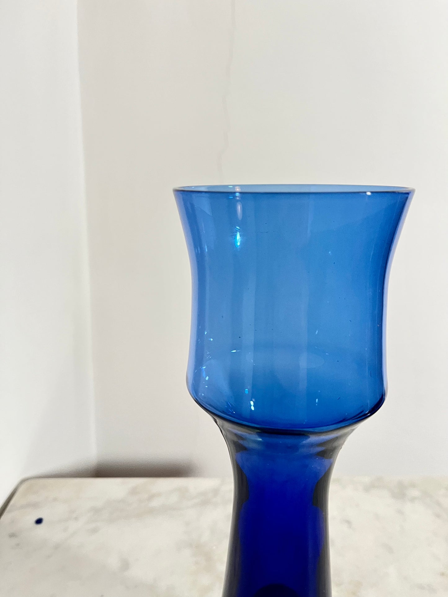 Blue and Green Sommerso Glass Vase by Bo Borgström for Åseda Glasbruk, Sweden, 1960s