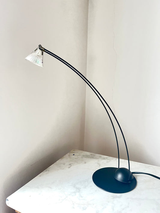 Minimalistic Table Arc Lamp by Hustadt Leuchten, Germany, 1980s