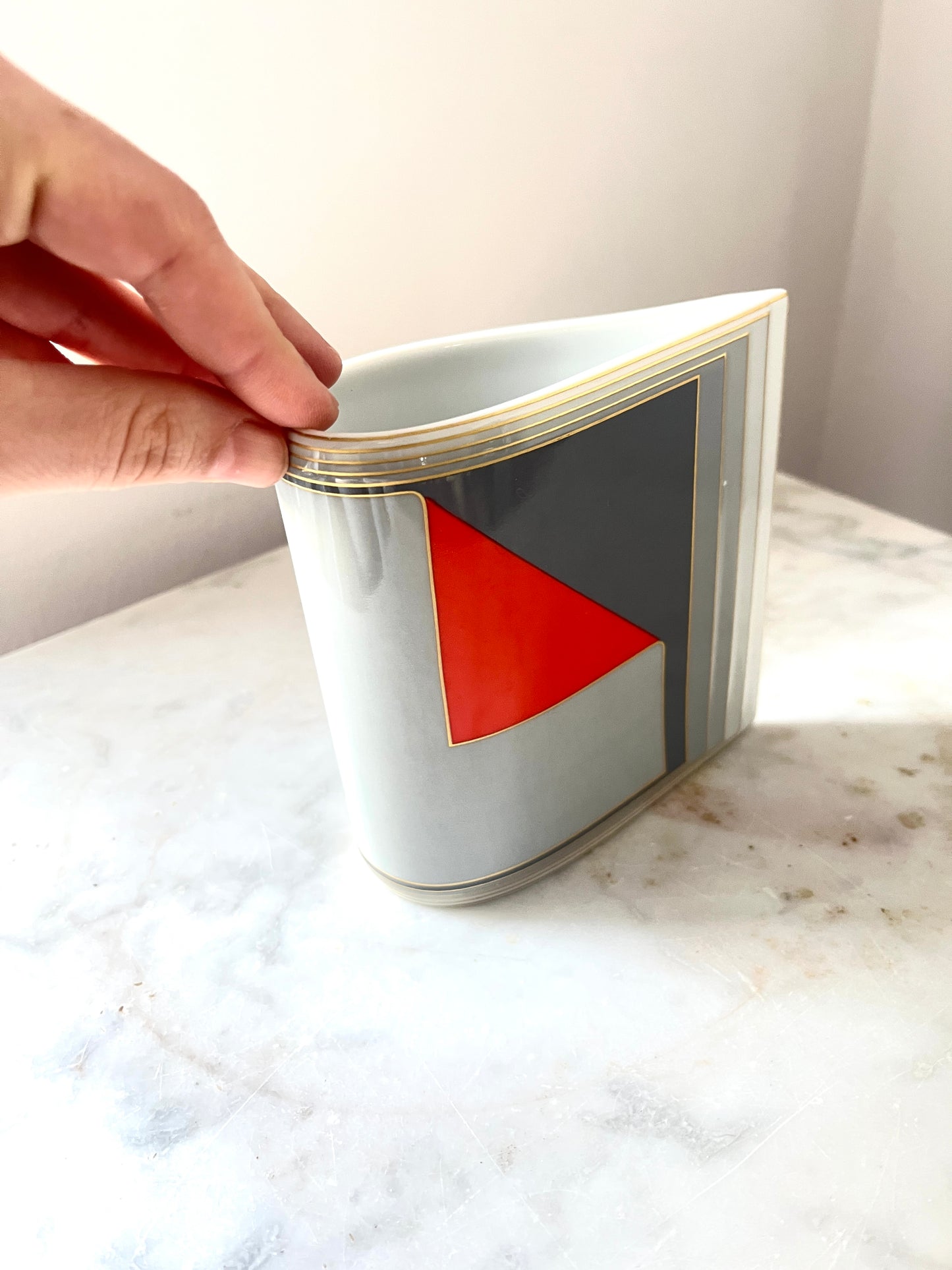 Keramikvase der Rosenthal Studio Line von Christa Goltz, Deutschland, 1980er Jahre