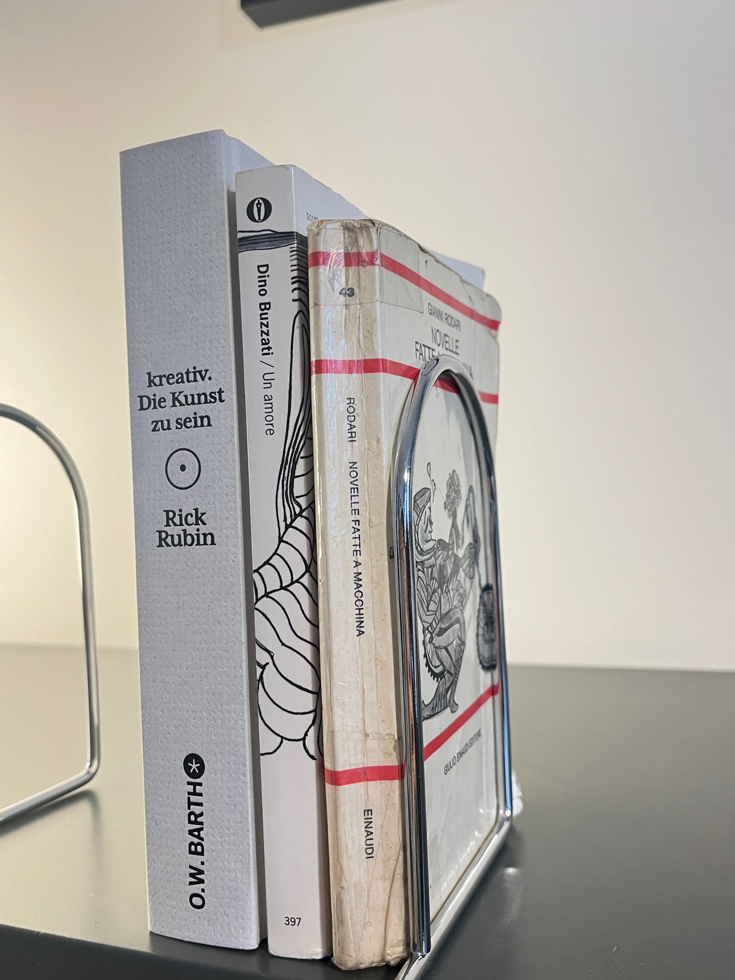 Silver Metal Bookends IKEA FLIT Collection by Kajsa & Nisse Strinning, 1990s