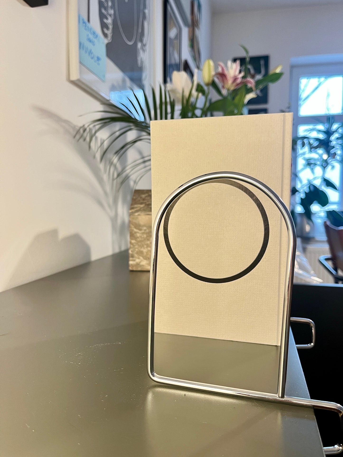 Silver Metal Bookends IKEA FLIT Collection by Kajsa & Nisse Strinning, 1990s