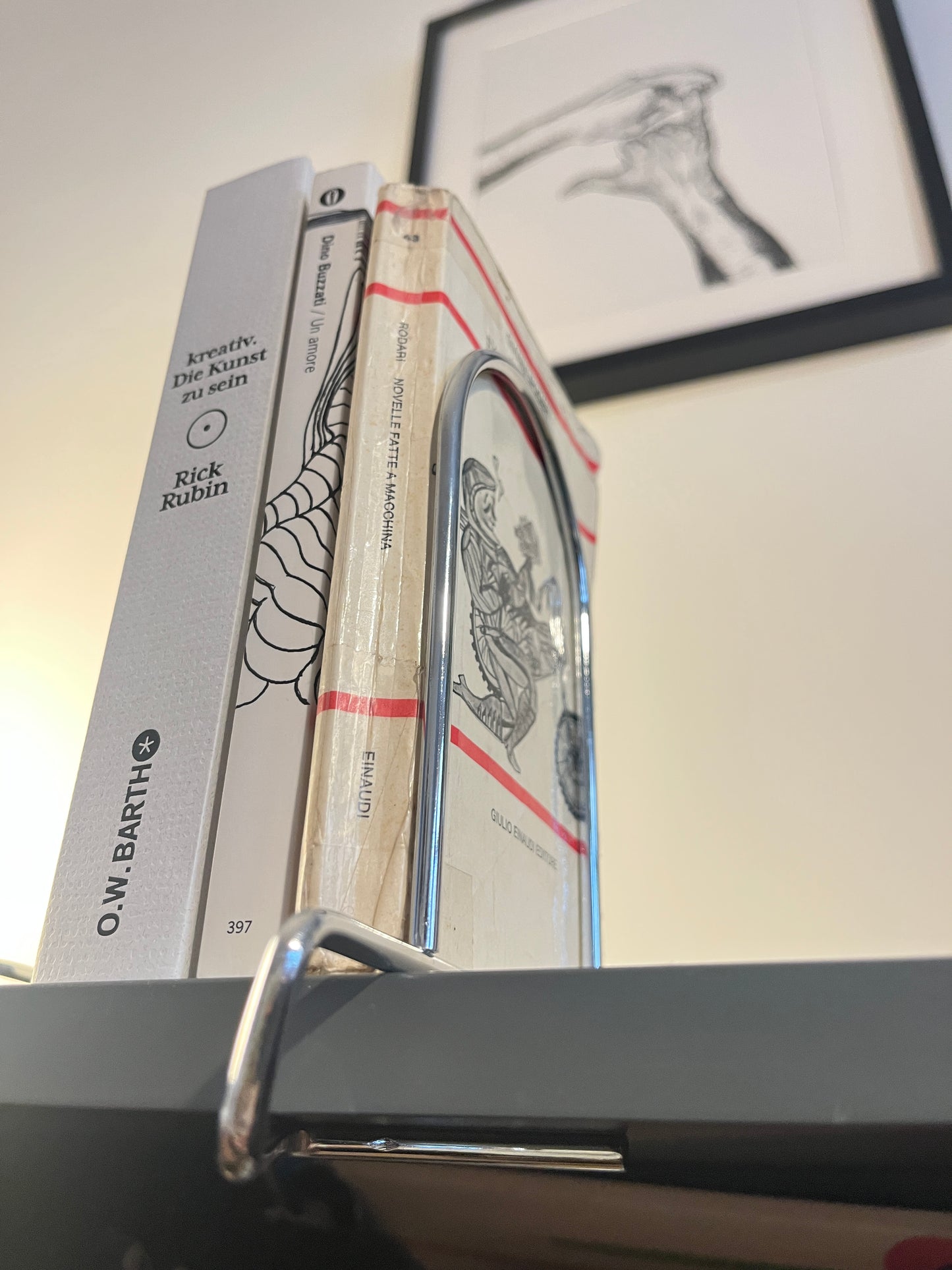 Silver Metal Bookends IKEA FLIT Collection by Kajsa & Nisse Strinning, 1990s