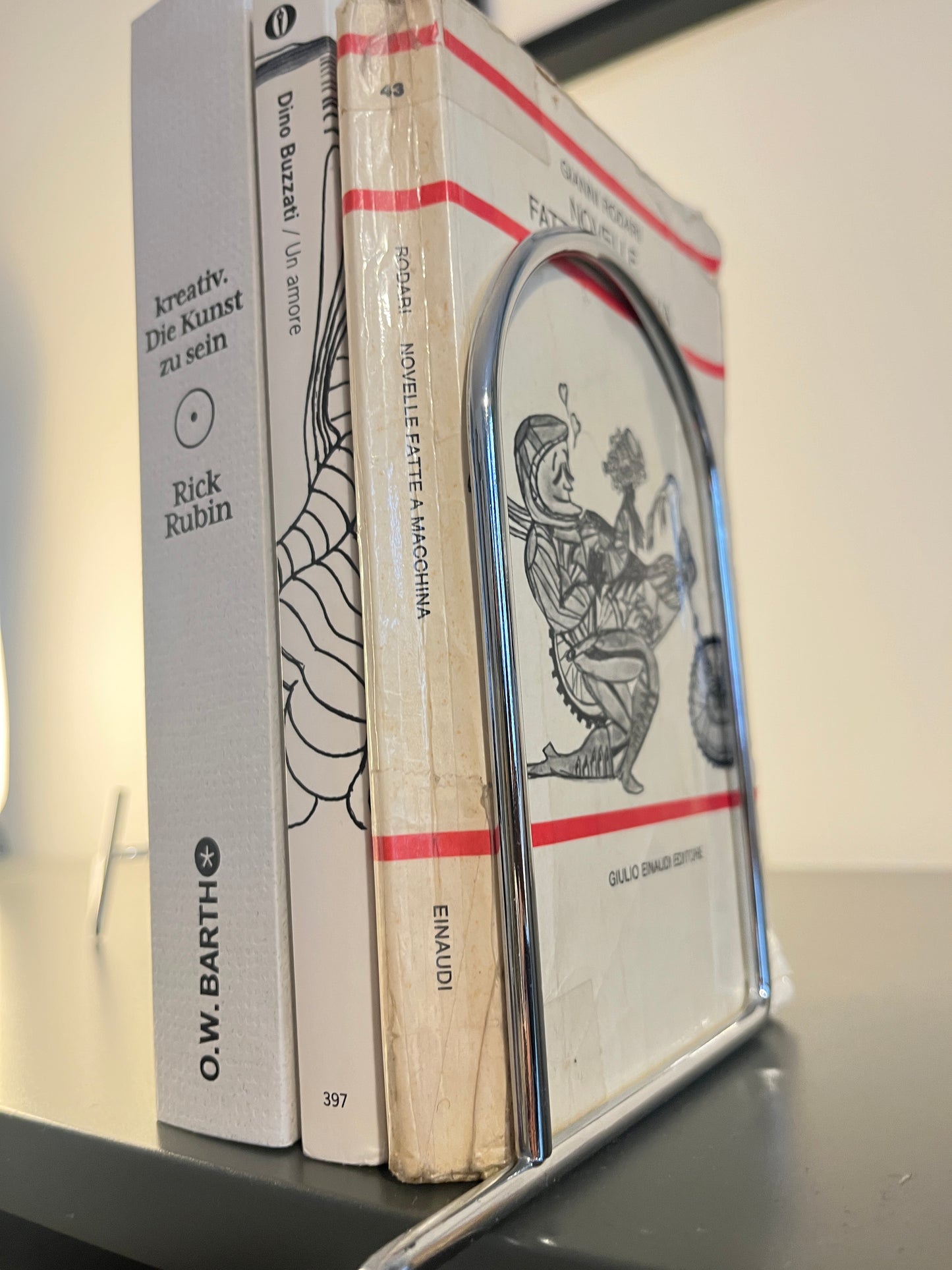 Silver Metal Bookends IKEA FLIT Collection by Kajsa & Nisse Strinning, 1990s