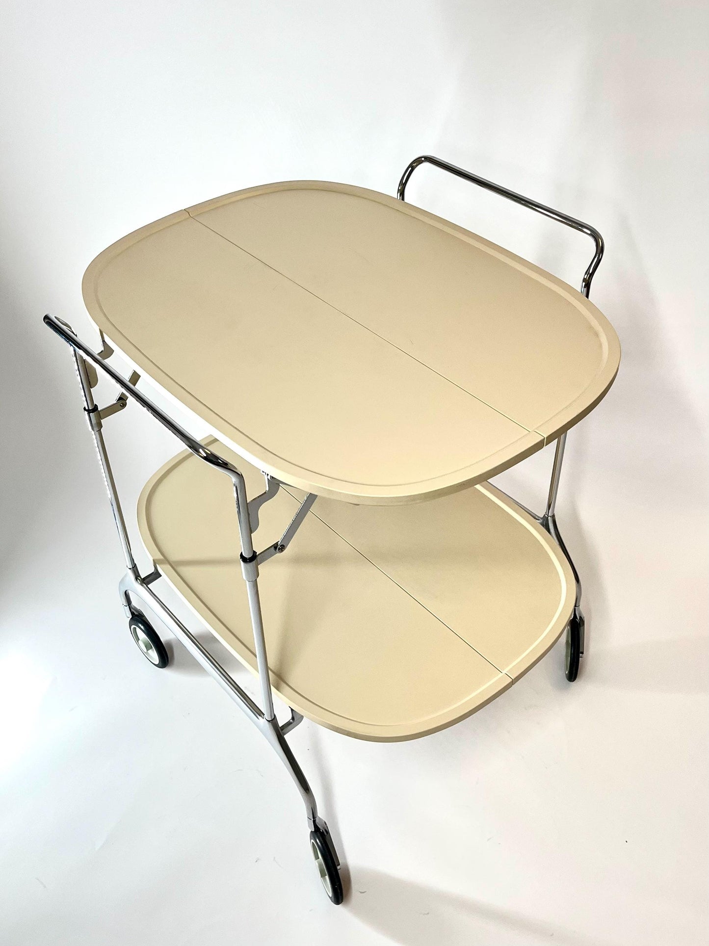 Vintage Kartell Gastone Foldable Bar Cart by Antonio Citterio, 1980s Italy