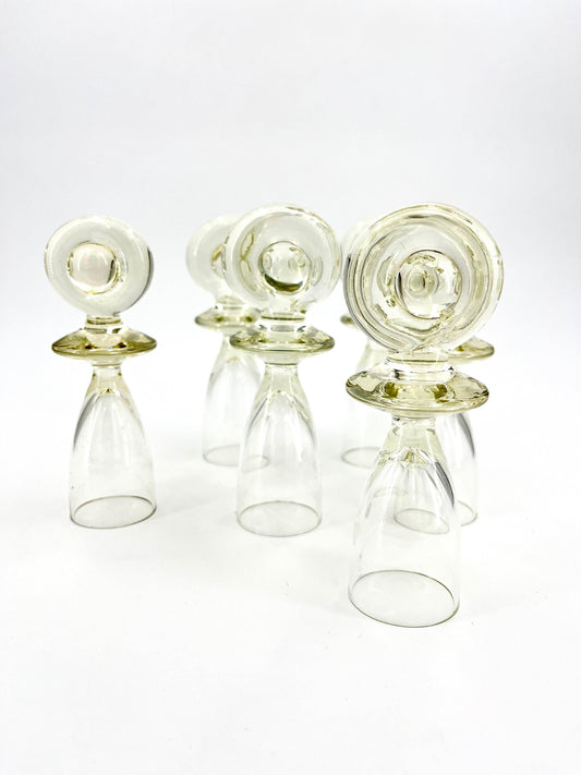 "Portobello" set 6 One Shot Glasses by Peill & Putzler, Germany, 1970s