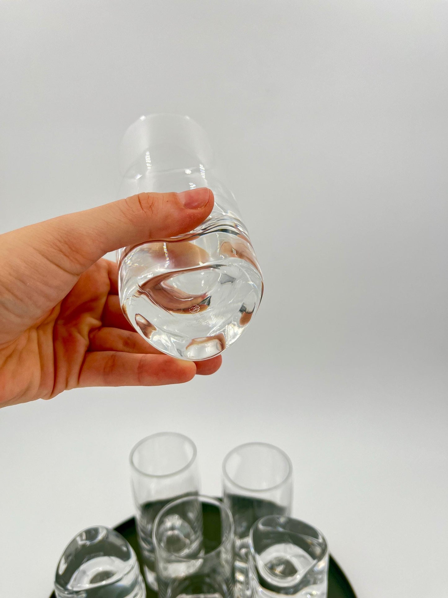 Pitagora Tumbler Gläser von Marco Zanuso für Arnolfo di Cambio, Italien, 1969