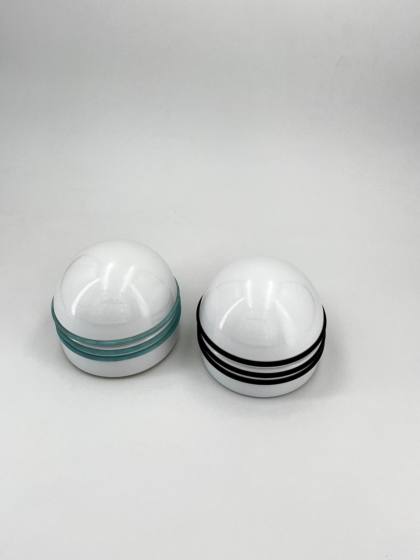 Set 2 Ceramic Jewelry Box, Italy, 1970s