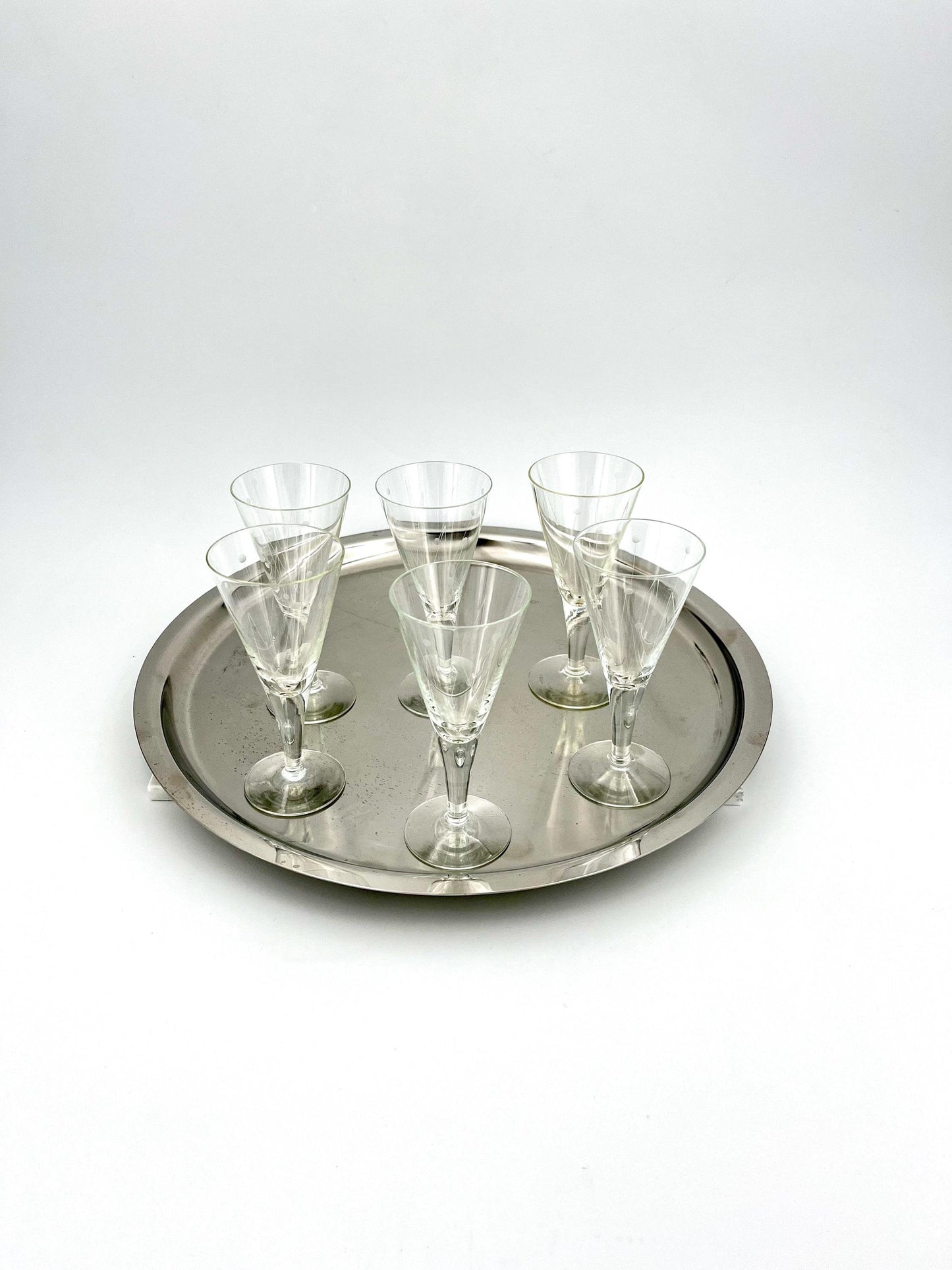 Set di 6 bicchieri Holmegaard Clausholm di Per Lütken, Danimarca, anni '50