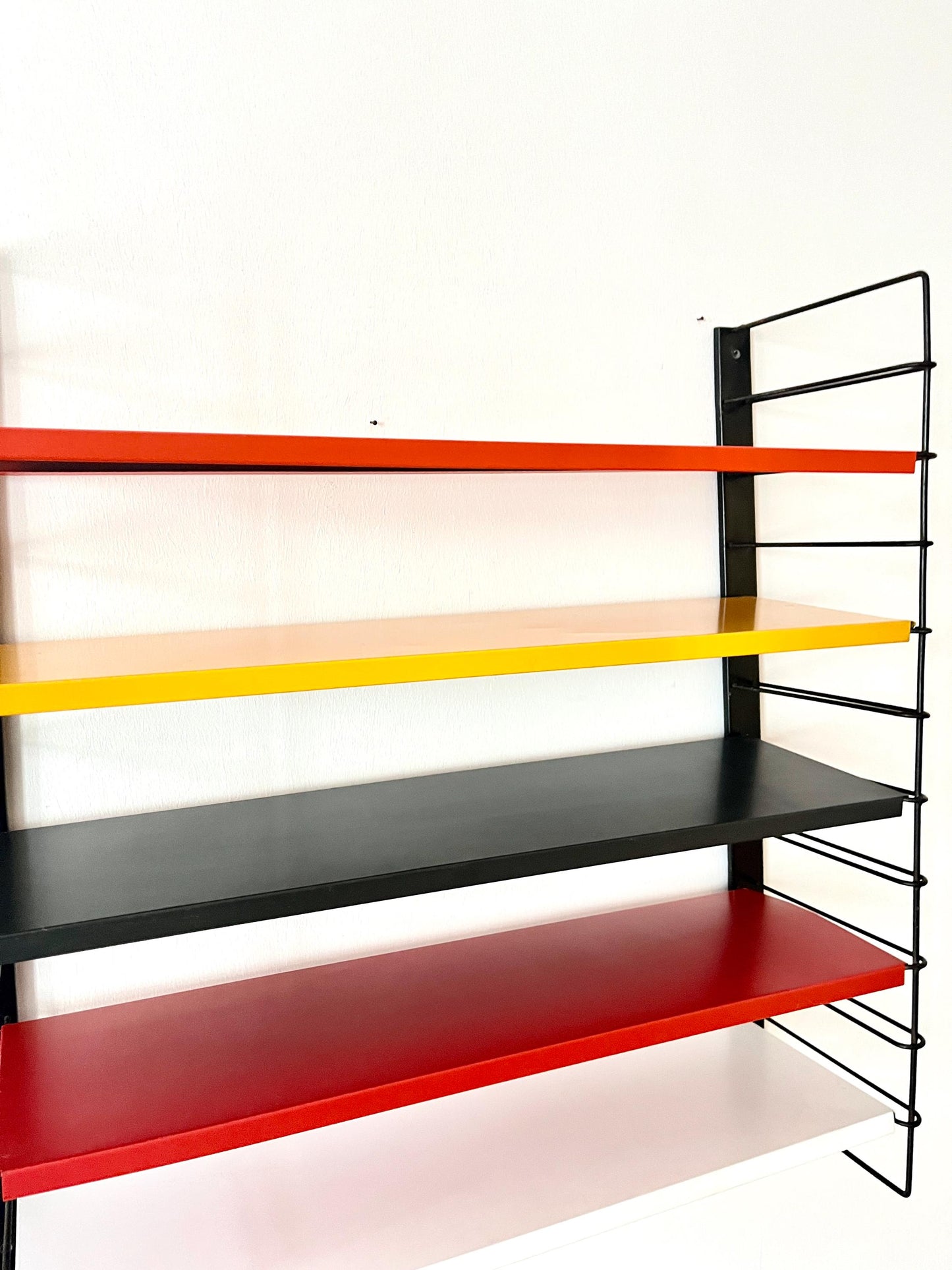Tomado 'De Stijl' Modular Metal Wall Shelf by Friso Kramer, Netherlands, 1950s