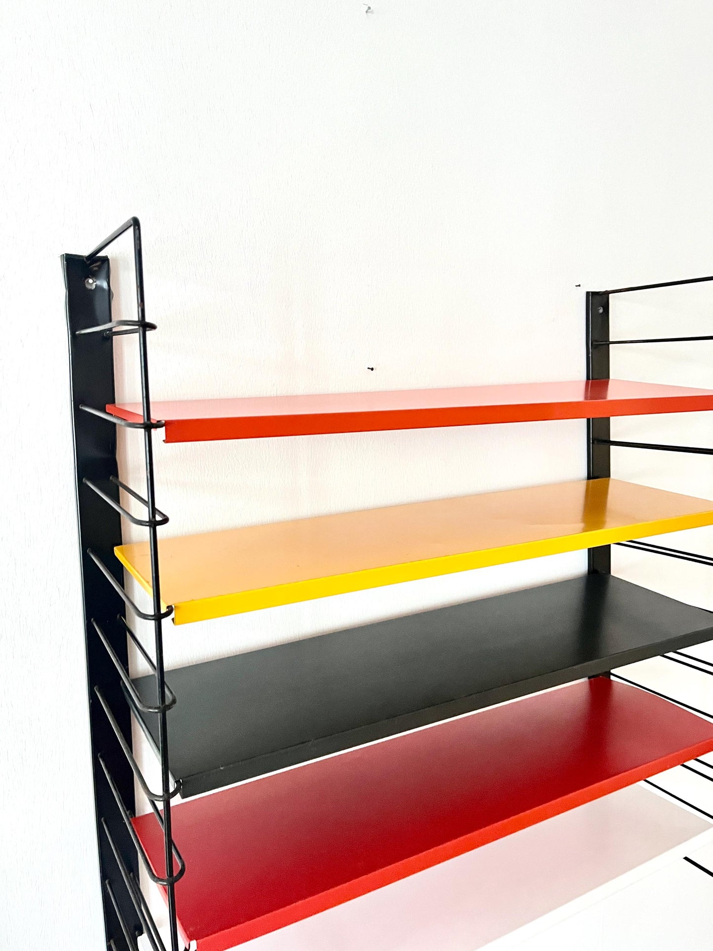 Tomado 'De Stijl' Modular Metal Wall Shelf by Friso Kramer, Netherlands, 1950s