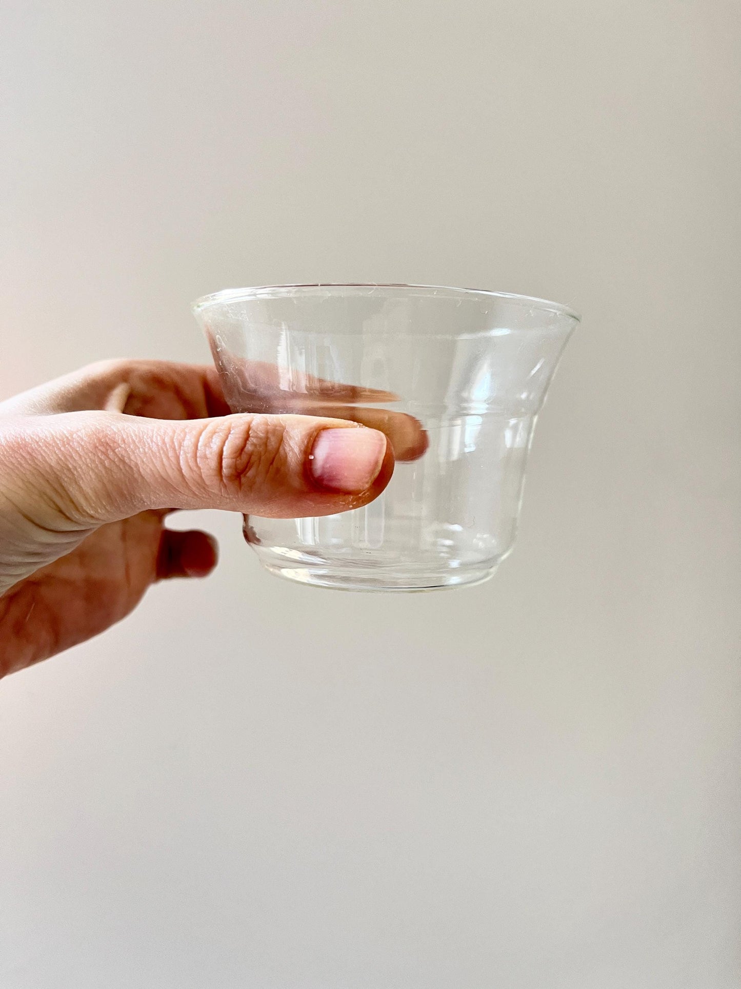 Set of 6 Jena Borosilicate Glass Tea Cups, Schott, GDR, 1960s