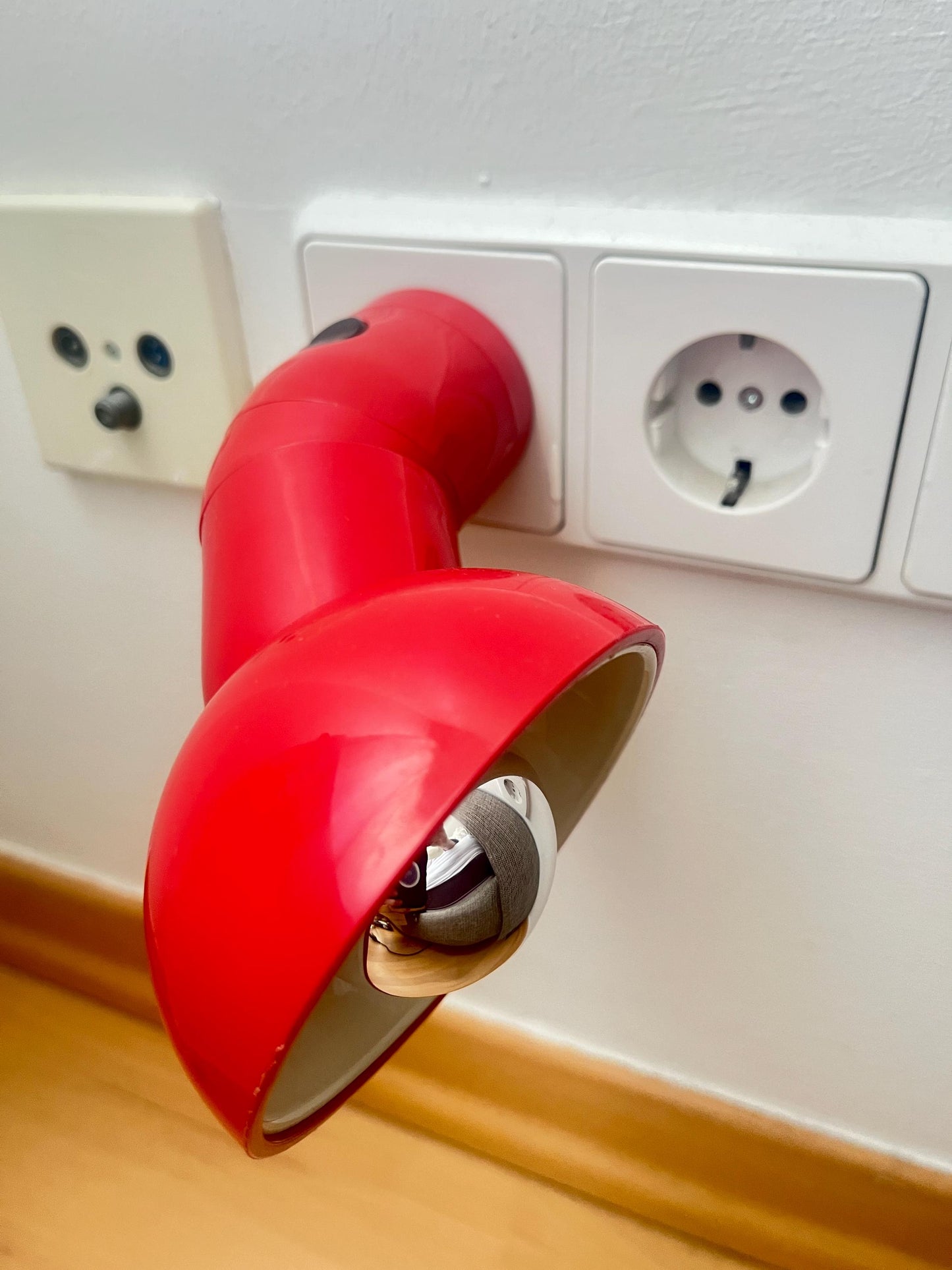 DL Lampen 'Robot' Wall Lamp by Bendt Hansen, Denmark, 1970s