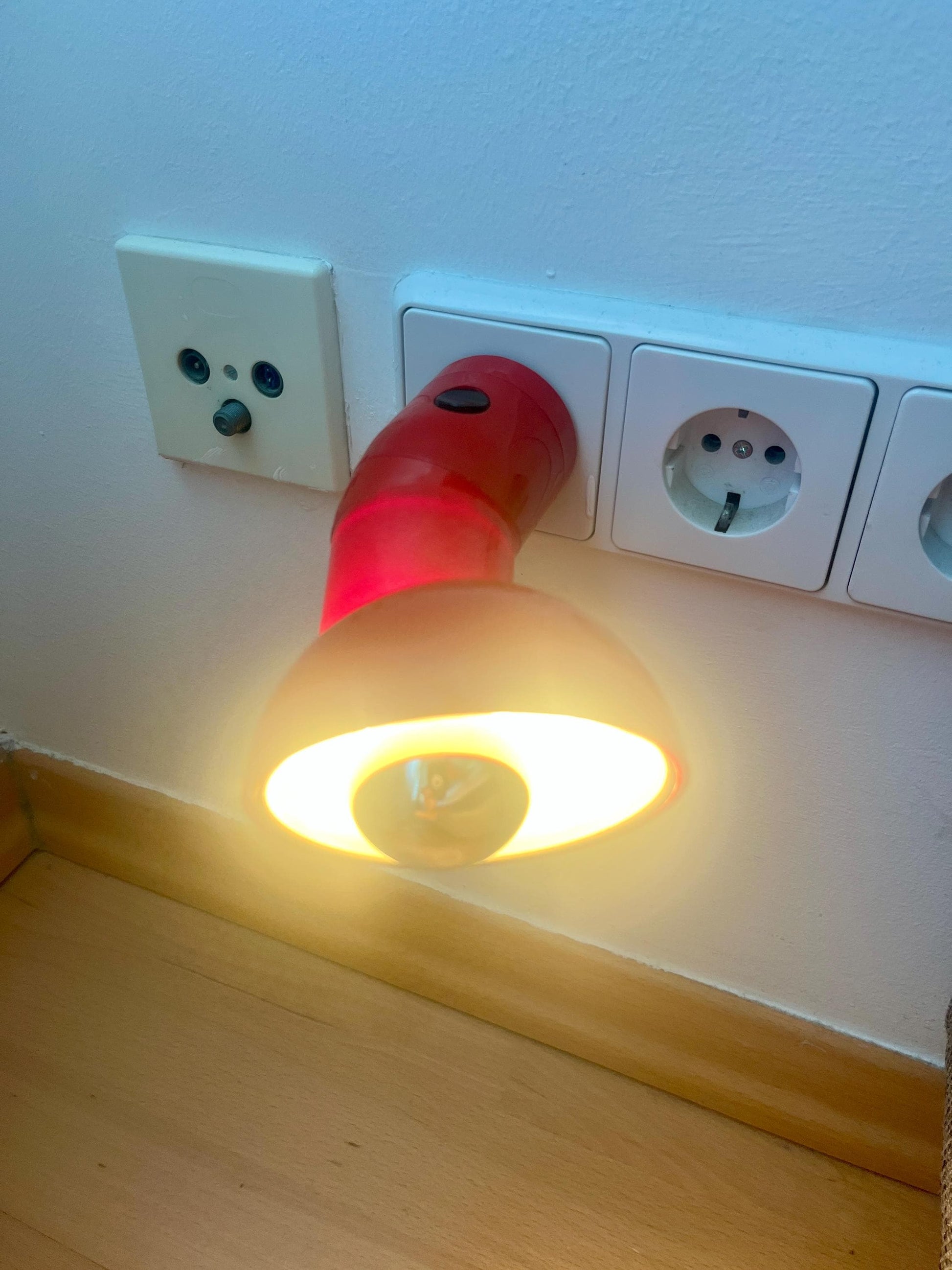 DL Lampen 'Robot' Wall Lamp by Bendt Hansen, Denmark, 1970s